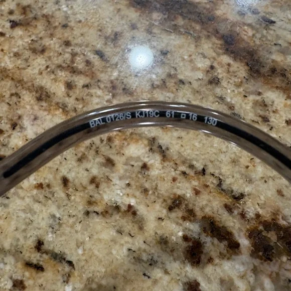 Balenciaga Silver and Black Sunglasses - Picture 3 of 12